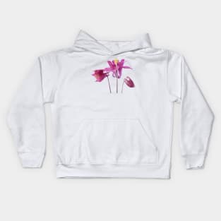 Aquilegia  Columbine Kids Hoodie